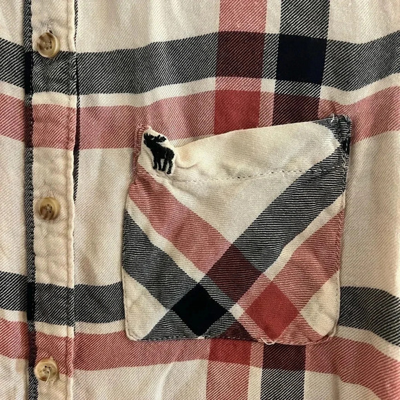 Abercrombie and Fitch Women’s Size Small Flannel - Picture 4 of 7